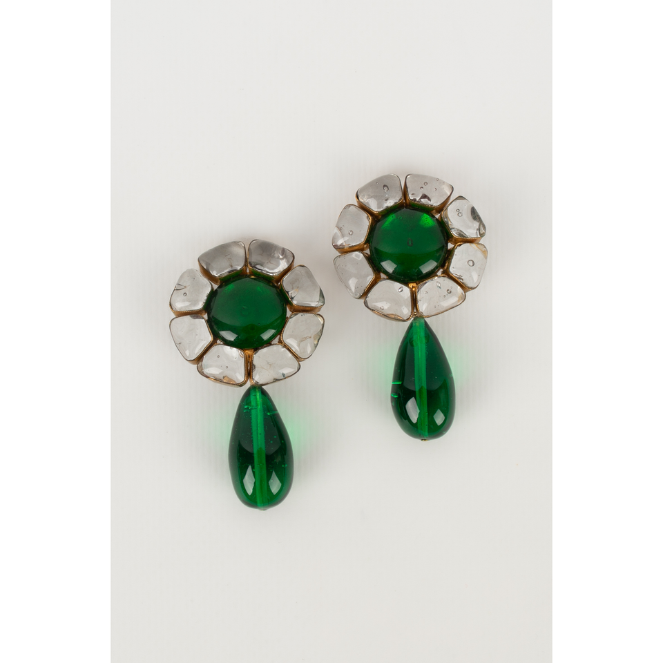 Chanel Earring in Green