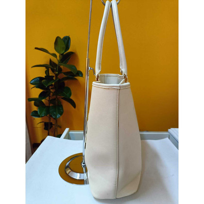 Elisabetta Franchi Tote bag Leather in Cream