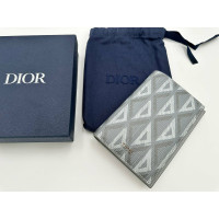 Christian Dior Sac à main/Portefeuille en Toile en Gris