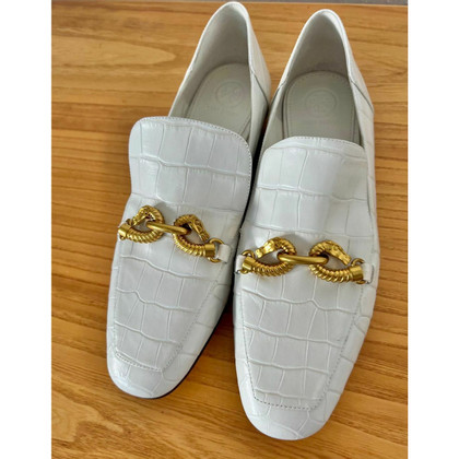 Tory Burch Slippers/Ballerinas Leather in Cream