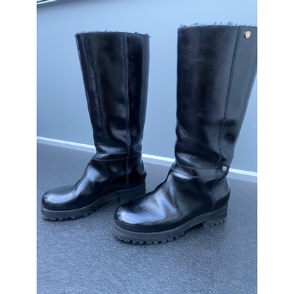 Jimmy Choo Boots Patent leather in Black