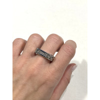 Versace Ring aus Stahl in Silbern
