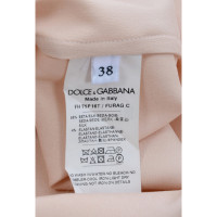 Dolce & Gabbana Oberteil aus Seide in Nude