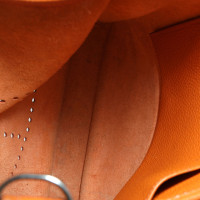 Hermès Evelyne Leer in Oranje