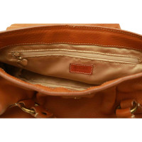 Love Moschino Handtasche aus Leder in Braun