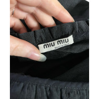 Miu Miu Top Silk in Black