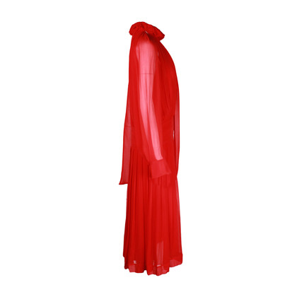 Victoria Beckham Kleid aus Seide in Rot