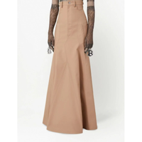 Burberry Skirt Cotton in Nude