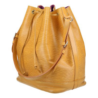 Louis Vuitton Handtasche aus Leder in Gelb