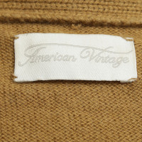 American Vintage Strickjacke in Hellbraun
