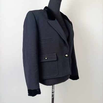 Valentino Garavani Jacke/Mantel aus Wolle in Schwarz