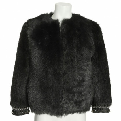 Prada Jacket/Coat Fur in Black