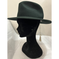 Brunello Cucinelli Hut/Mütze aus Wolle in Grün