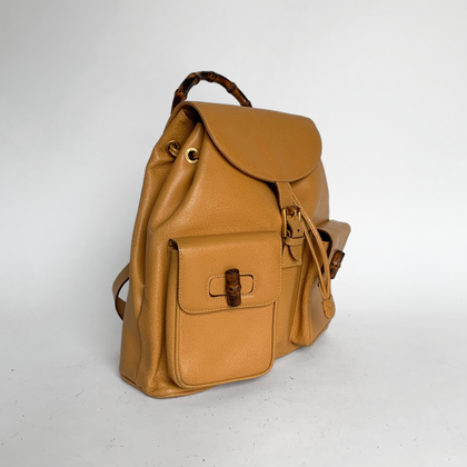 Gucci Backpack Leather in Yellow