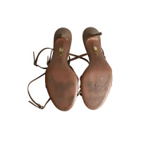 Aquazzura Sandalen aus Leder in Nude