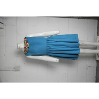Red Valentino Dress Cotton in Blue
