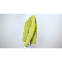 Odeeh Jacke/Mantel aus Leder in Grün