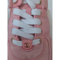 Chanel Trainers Cotton in Pink