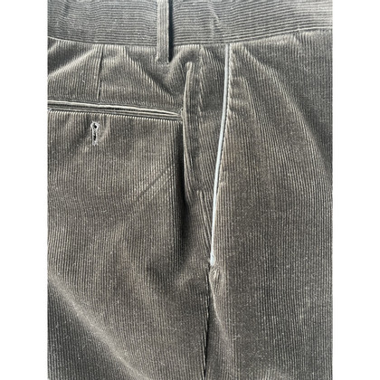 Hermès Paio di Pantaloni in Cotone in Marrone