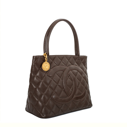 Chanel Medallion Leather in Brown