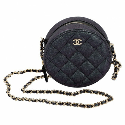 Chanel Round as Earth Crossbody Bag in Pelle in Nero