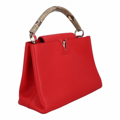 Louis Vuitton Capucines Leather in Red