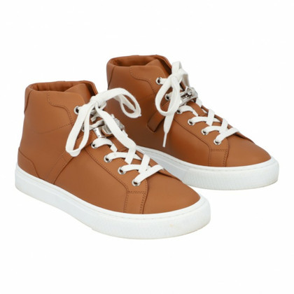 Hermès Trainers Leather in Brown