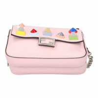 Fendi Baguette Bag aus Leder in Rosa / Pink