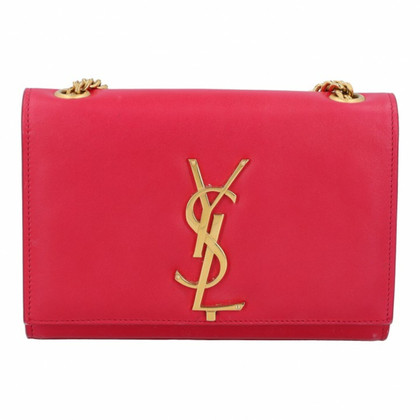 Yves Saint Laurent Shoulder bag Leather in Pink