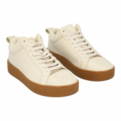 Bottega Veneta Sneakers Leer in Crème