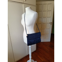 Gianni Versace Shoulder bag Canvas in Blue