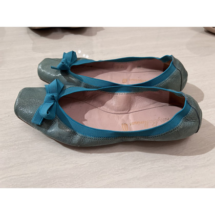 Pretty Ballerinas Slippers/Ballerinas Patent leather in Turquoise