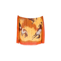 Hermès Schal/Tuch aus Baumwolle in Orange