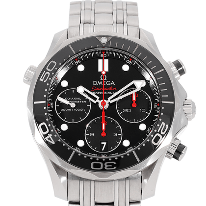 Omega Seamaster Diver 300M Co-Axial Chronograph aus Stahl