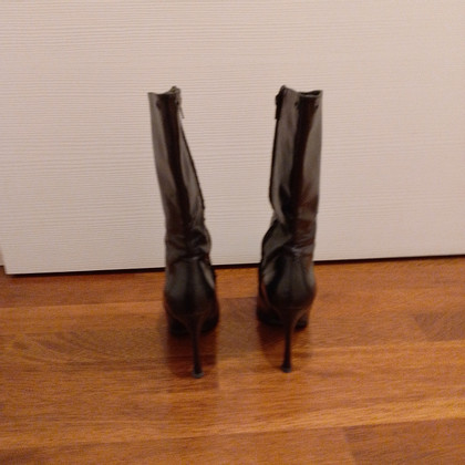 Le Silla  Stiefel aus Leder in Schwarz