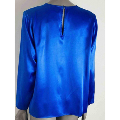 Yves Saint Laurent Dress Silk in Blue