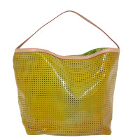 Fendi Tote bag Patent leather in Yellow