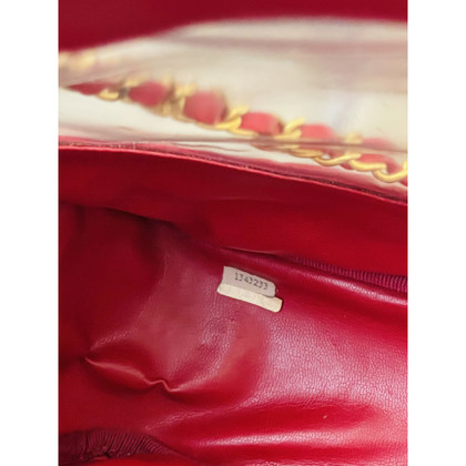 Chanel Shopper aus Leder in Rot