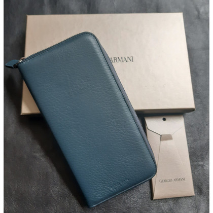 Giorgio Armani Bag/Purse Leather in Blue