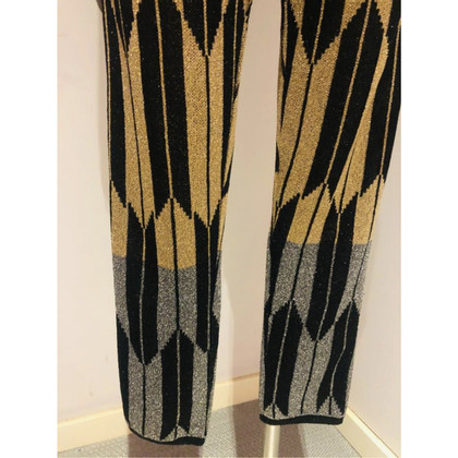 Circus Hotel Trousers Viscose in Gold
