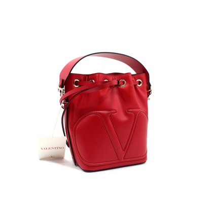 Valentino Garavani Shopper Leather in Red