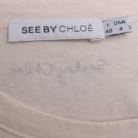 See By Chloé T-Shirt mit Schriftzug