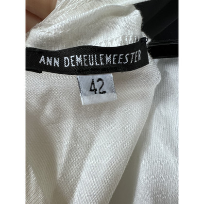 Ann Demeulemeester Kleid aus Seide in Weiß