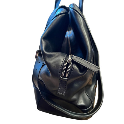 Jil Sander Travel bag Leather in Black