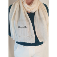 Christian Dior Scarf/Shawl Silk in Cream