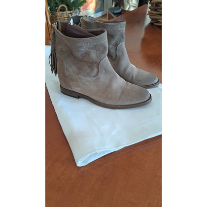 Via Roma 15 Ankle boots Suede in Beige