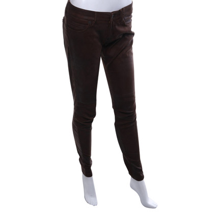 Drykorn trousers in leather look