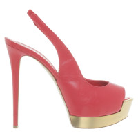 Le Silla  Pumps/Peeptoes Leather in Red