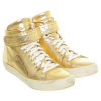 Pierre Hardy Hightop sneakers in goud