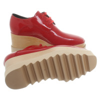 Stella McCartney Lace-up shoes in red